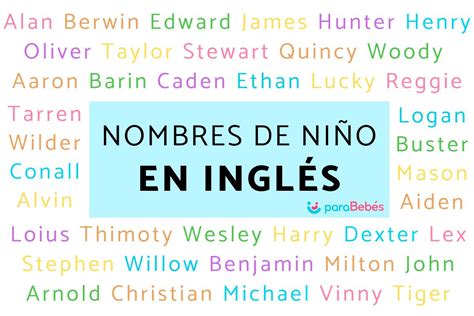 nombres chicos ingleses|200 nombres ingleses para niños: originales,。